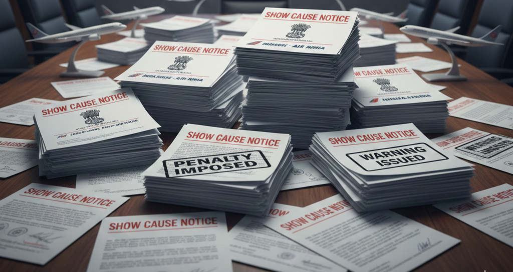 Aviation Regulator Dgca Issued 352 Show Cause Notices To Airlines For Violations In Last 2