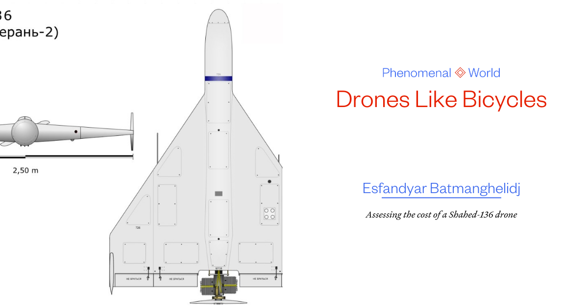 Drones Like Bicycles Esfandyar Batmanghelidj